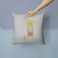 thumbnail image 2 of Carolines Treasures BB5737PW1414 Alphabet L For Lion Fabric Decorative Pillow, 2 of 4