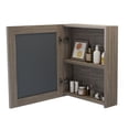 thumbnail image 3 of Baobao 20 in x 24 in Wall Mount PVC Cabinet with Frameless Mirror Door, 3 of 6