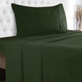thumbnail image 5 of MyOwn Twin XL Sheet Sets - Cotton Rich Twin XL Bedding Sets, 3 Piece Deep Pocket Twin XL Sheet - Ultra Soft, Wrinkle Resistant, Quick Dry, Easy Care Twin XL Sheets - Olive Green, 5 of 6