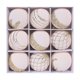 thumbnail image 2 of 8CM Flocked Christmas Balls Hanging Balls Glitter Plastic Balls Christmas Tree Ornament Set Of Nine, 2 of 6
