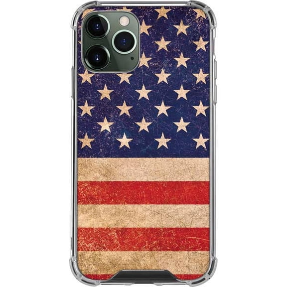 Skinit Countries of the World Distressed American Flag iPhone 12 Pro Max Clear Case