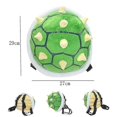 thumbnail image 1 of Anime Super Koopa Turtle Schoolbag Turtle Shell Green Bowser Plush Toys Backpack Kawaii Birthday Gift, 1 of 3