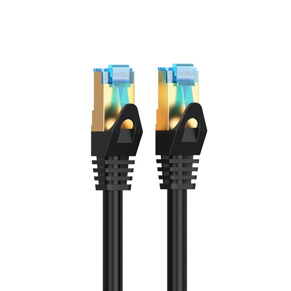 VENTION Cat 7 Ethernet Cable Gigabit Fast Speed Flat Network Cable RJ45 Dual Shielding Cable for Home Business 0.75M