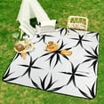 thumbnail image 6 of Bohemian Pattern Waterproof Picnic Blanket with Foldable Zipper, Suitable for Outdoor Use, Suitable for Travel, Camping, Beaches, Parks, Grasslands, Picnic Blanket Accessories, 6 of 7