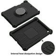 thumbnail image 3 of Silicone Case for Apple iPad 10.2" (9th/8th/7th Generation) & iPad Air 10.5-Inch (3rd Generation) & iPad Pro 10.5" Tablet - Shockproof Protective Stand Cover with Hand Holder /Shoulder Strap (Black), 3 of 6