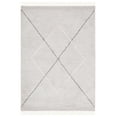 thumbnail image 2 of SAFAVIEH Easy Care Myrtle Cross Area Rug, 4' x 6', Grey/Ivory, 2 of 12