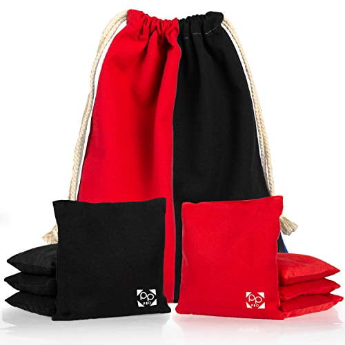 Set of 8 Regulation All Weather Two Sided Bean Bags for Pro Corn Hole Game Professional Cornhole Bags 