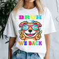 thumbnail image 3 of Bruh We Back To School, Back To School Shirt, Happy First Day Of School Tshirt, Cute Teacher Gift, 1St Day Of School Tee, School Shirt, Kindergarten, 3 of 5