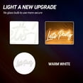 thumbnail image 4 of UPONRAY Let's Party Neon Signs, 16.5"*6.9" Dimmable & USB-Powered LED Neon Light, Stylish Wall Decor for Bar, Club, Wedding, Engagement Party, Birthday Party, 4 of 11