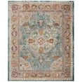 thumbnail image 6 of SAFAVIEH Aria Maris Traditional Area Rug, Blue/Orange, 4' x 6', 6 of 7
