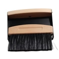 thumbnail image 1 of Juego de recogedor de escritorio, cepillo para barrer, multiusos, limpieza del hogar, mango de madera cerdas de PET negras, 1 of 9