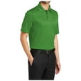 thumbnail image 4 of Yellow Rooster Men's Performance Fine Jacquard Polo Vine Green XS, 4 of 6