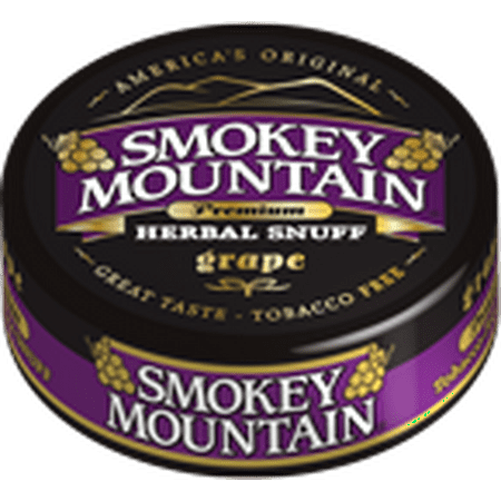Smokey Mountain Snuff - Tobacco & Nicotine Free - Grape 5