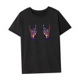 thumbnail image 4 of Camiseta para mujer verano femenino cuello redondo camiseta para vacaciones compras caminar senderismo M, 4 of 7