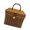 Tea color, variant on lanema Stylish Rattan Look Storage Box With Cover And Handle Handwoven Container For Clothes Toy And Household Items