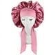 thumbnail image 4 of Gorro para dormir Satén de seda sintética Simple Elástico alto, 4 piezas - rosa, coral, negro, café, 4 of 5