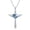 Angel Wings Cross Crystal 01, variant on Cross Necklace 925 Sterling Silver Heart Moonstone/Turquoise Pendant Necklace Cross Jewelry Gifts for Women