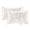 White, variant on Silk Pillowcase For Hair And Skin With Hidden Zipper, 2-Piece Set Of Soft Breathable Smooth Cool Silk Pillowcases With Natural Temperature Regulation (Cool In Summer Warm In