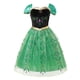 thumbnail image 5 of Disfraz de Frozen para niña, vestido de princesa Elsa, Anna, sirena, Rapunzel, Cenicienta, Bella, para fiesta de cumpleaños, 5 of 5