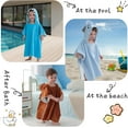 thumbnail image 4 of Baby Towels with Hood for Girls Boys Unisex Kids Hooded Poncho Beach/Bath/Pool Towel Soft Bamboo Fiber & Easy-Dry Animal Bathrobe for Toddler 0-6 Little Fawn, 4 of 6