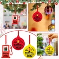 thumbnail image 1 of Fiudx Adorno de Gasolinera de Papá Noel, Diseño Humorístico Navideño 2022, Material de Pvc, Decoración Navideña Divertida, Regalo Familiar, Recuerdo Positivo, 1 Colgante de Árbol, 1 of 7
