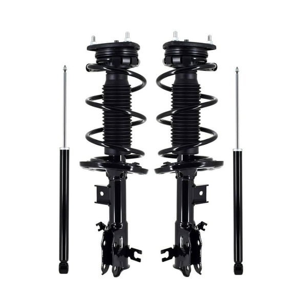 Set Front Quick Complete Strut-Coil Spring-Rear Shock Absorber For 2017 2018 Toyota Yaris IA