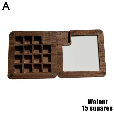 

CHENYA 15 Color Portable Sketchbook Palette Wooden Painting Pallet Box Colorable Ins Style Watercolor Paint Wooden Box for Water Color Gouache Acrylic Paint E7M2