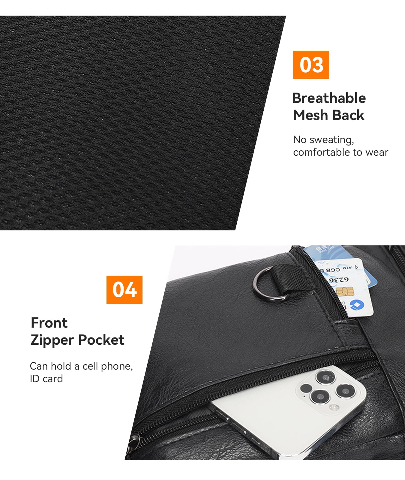 Egoelife Leather Thigh Bag for Men Motorcycle Drop Leg Bag Tactical Belt Bumbag for Multi Purpose Men’s Waist Fanny Pack for Outdoor Cycling Motorcycle Riding Hiking Camping