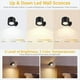 thumbnail image 4 of Lámpara de Pared LED con Control Táctil, Control Remoto IR, Rotación de 360°, Recargable por USB, Luz Portátil Inalámbrica para Dormitorio., 4 of 8