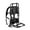 Black, variant on PWTOOL Ventilation External Frame Pack, 132lbs Capacity Foldable Frame Backpack with Adjustable Shoulder Strap