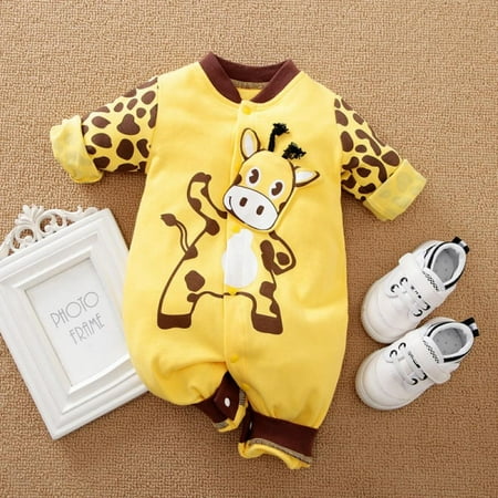 

Newborn Infant Baby Boy Girl Clothes Cotton Rompers Jumpsuits Infant Baby Clothes Girl