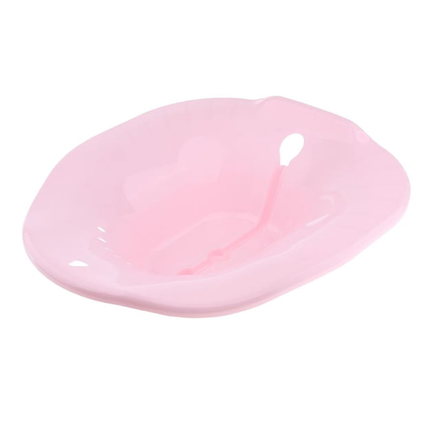 Kit de baño de asiento para bañera de cadera, lavabo de limpieza para evitar ponerse en cuclillas para mujeres embarazadas. Rosado