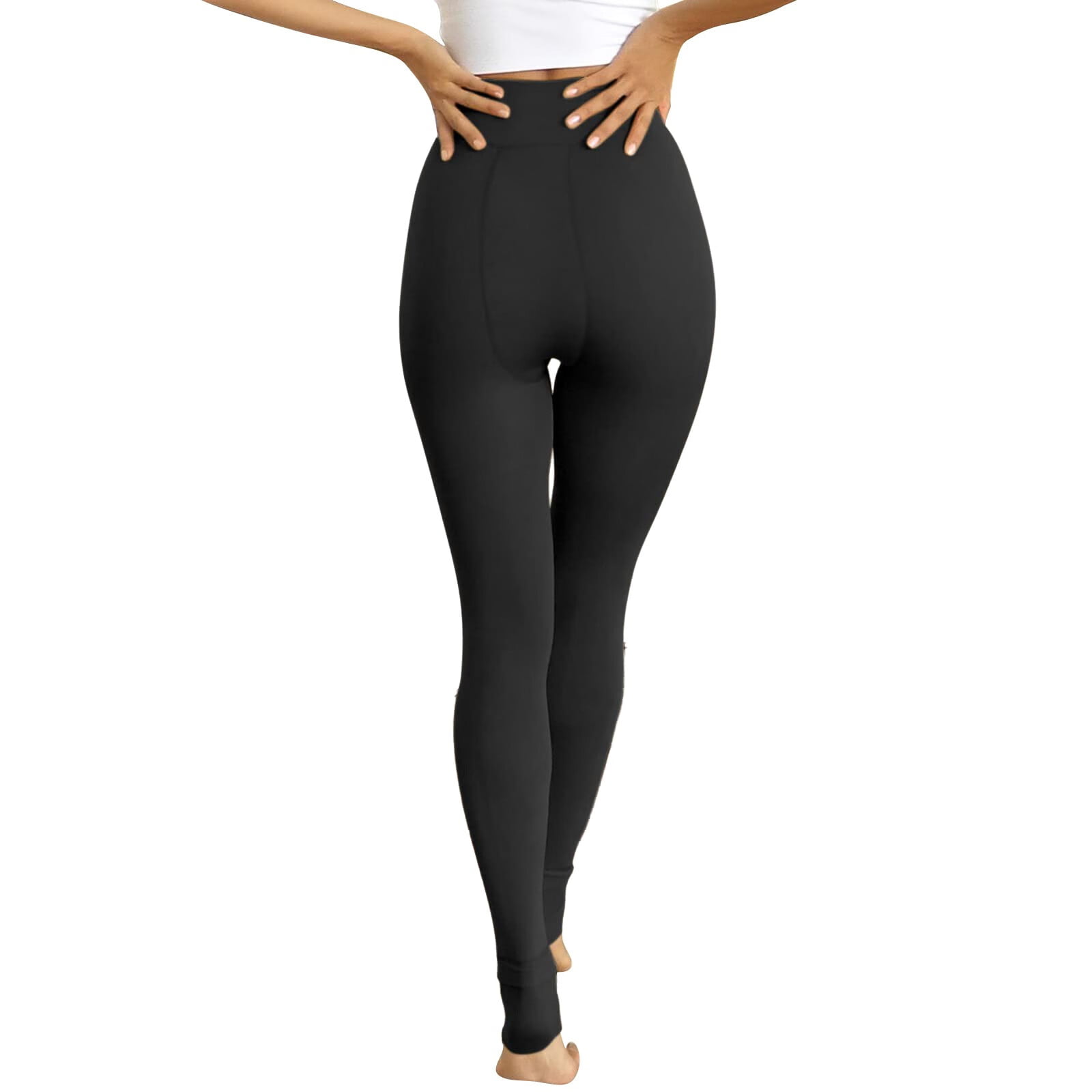 Women Clothing Women Flesh Nylon Pants Warm Leggings Plus Stockings Size 500G Stepping Spandex Toned Tights Outer Black-2-L Wear Bare for Legging Women Thicken And Seamless Velets