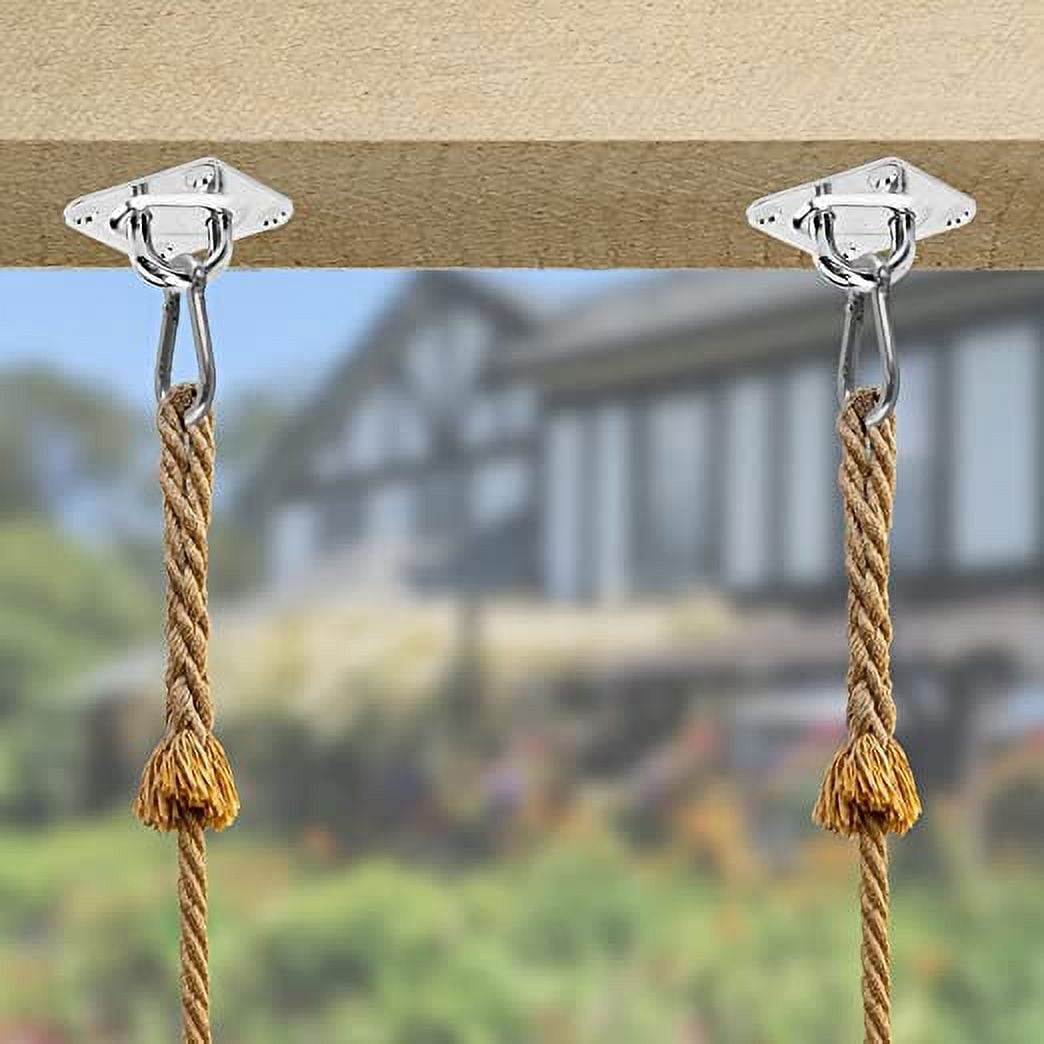 SereneLife Hanging Swing Chair Accessory Kit 500 lbs Weight Cap Made W/ Heavy Duty Materials, Steel