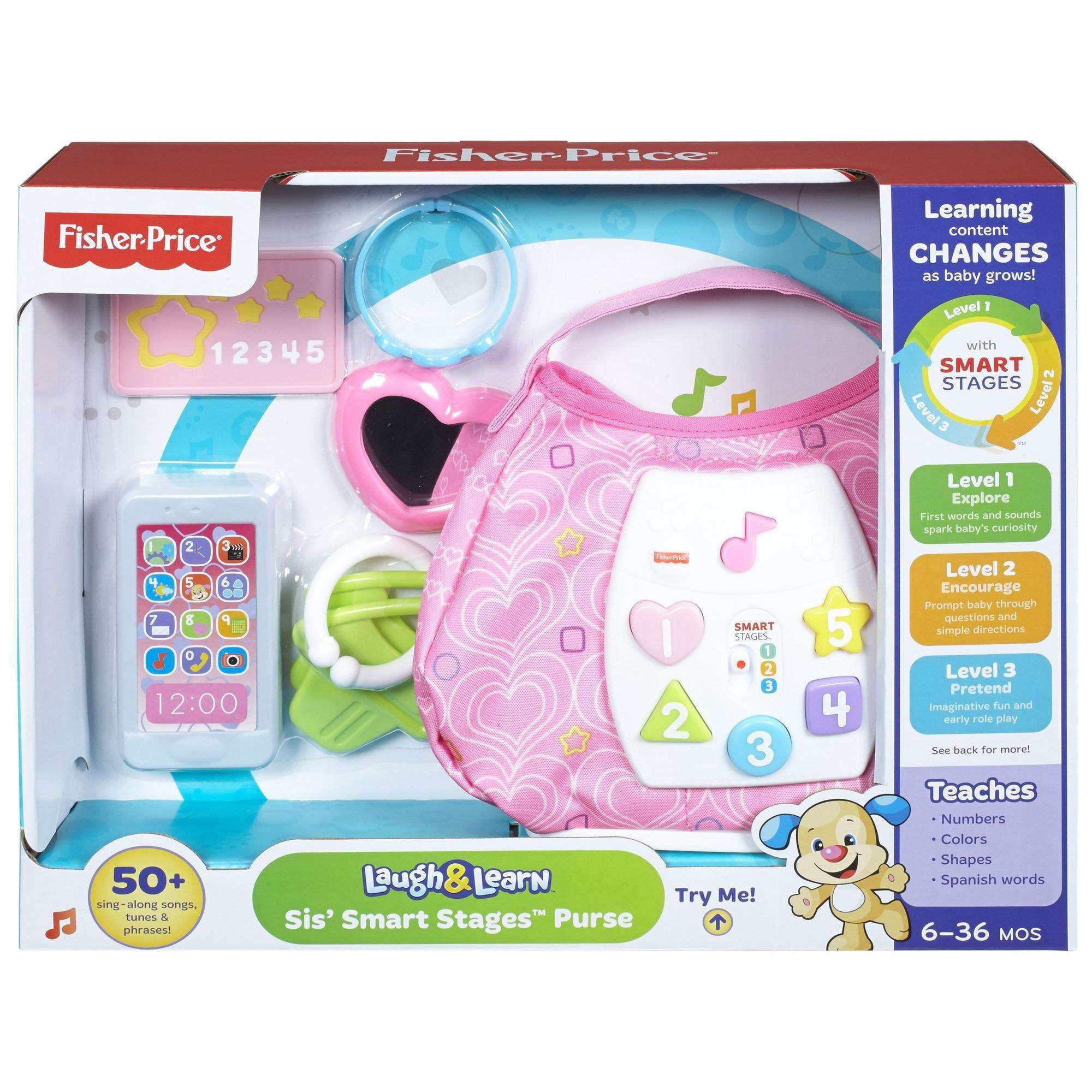 fisher price sis smart stages purse
