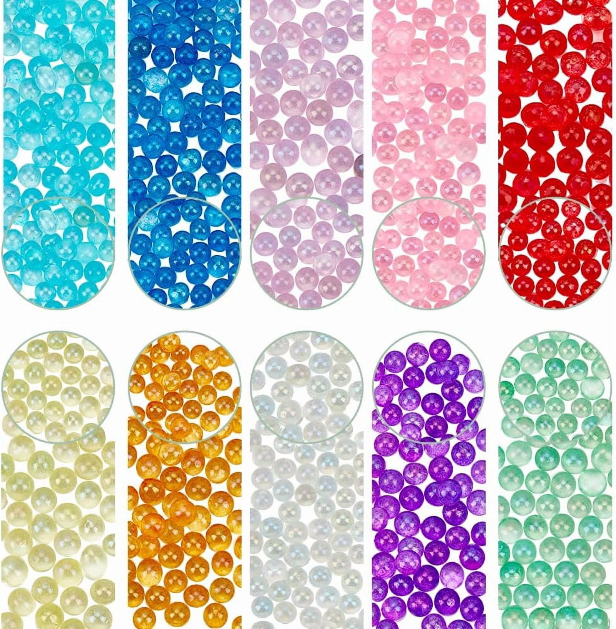 Glass 1 box 100g 10 colors Small Glass Beads No Hole Tiny Glass