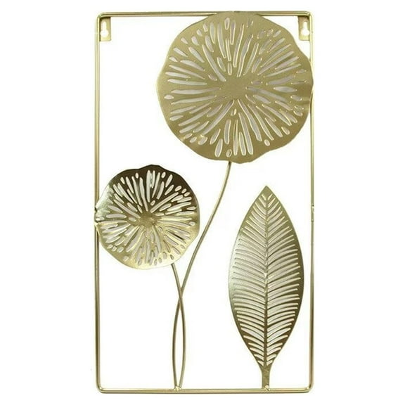 ERDOUY Metal Wall Art Decor for Living Room, Home Decor Living Room Wall Decor, Silhouette Wall Art(Gold)