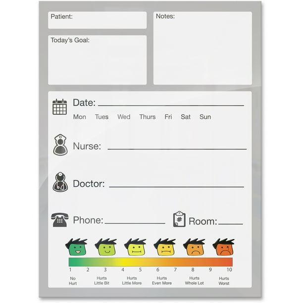 Patient Glass Whiteboard