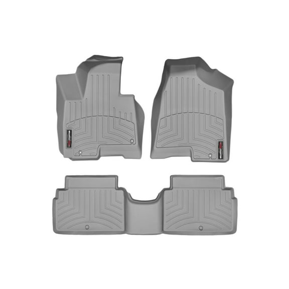 WeatherTech Custom Fit FloorLiners compatible with Tucson, Sportage - 1st & 2nd Row, Grey