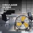 thumbnail image 2 of VENTILADOR INDUSTRIAL PISO TAURUS COLOSAL 24 PUL 3 VEL RUEDA, 2 of 7