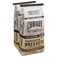 2-Pack of Cowboy Hardwood Charcoal Briquets