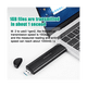 thumbnail image 4 of Adaptador de carcasa SSD M.2 NVMe/SATA de doble protocolo, aluminio, 10 Gbps, USB C 3.1 Gen 2 a carcasa externa SSD NVMe, gris, 4 of 5