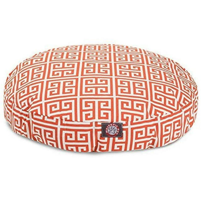 MajesticPet 788995506737 30 Po Tours Rond Lit pour Animaux de Compagnie, Orange - Petit