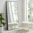 thumbnail image 4 of 28 in x 71 in Black Modern Floor Mirror, 4 of 10