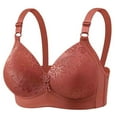 thumbnail image 1 of Weiqiqre Women's Underwear Full Coverage Compression Bra No Underwire Lace Unlined Bras Lightly Padded Bras, 1 of 2