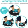 thumbnail image 2 of 360° Pivot Disc - Patient Transfer Device for Elderly & Disabled - Swivel Turning Board 360 Degree Rotation - Handicap Senior & Stroke Disability Aid - Rotating Lazy Susan Turning Assist Pad, 2 of 8
