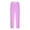 Hot Pink, variant on Men Casual Pants Mens Straight Leg Pants Elastic High Waisted Home Trousers Plaid Comfortable Loose Trousers Hotel Fall Winter Pants Purple