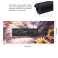 thumbnail image 2 of Hirioo Warm Sunflower Sleeping Cat for Mouse Pad ,Anti-Slip Base, Durable Stitched Edges, Perfect for Gaming, Office, and Home Use,16x35.5in, 2 of 9
