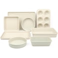 thumbnail image 4 of 10-Piece Ceramic Nonstick Bakeware Set, PFAS-Free & Non-Toxic – Value Baking Pans for Healthy Cooking, Linen White, 4 of 4