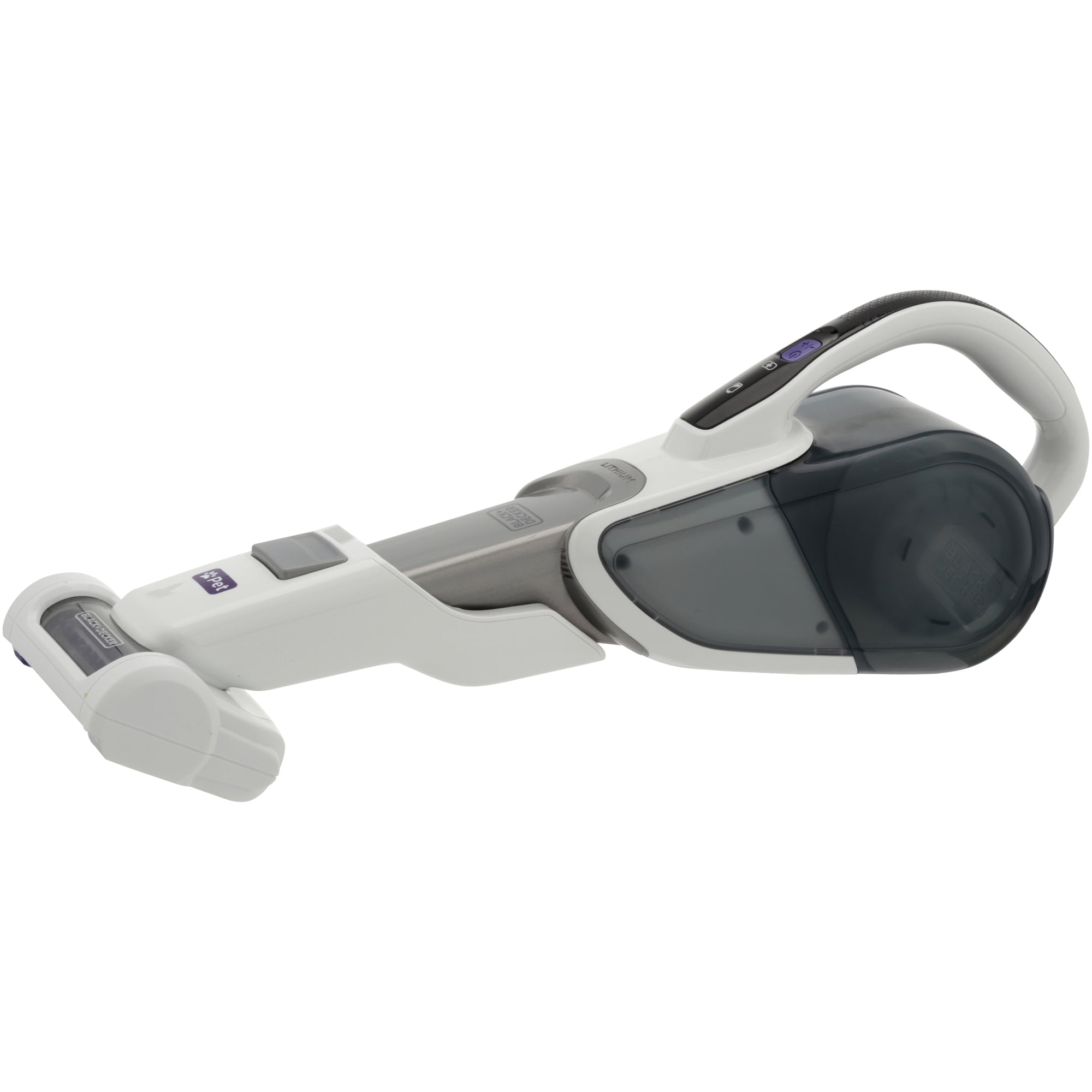 BLACK+DECKER Dustbuster Lithium Hand Vacuum Pet, White, HHVJ315JDP07
